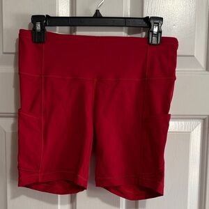 Lululemon Fast & Free Short 6”- Dark Red- Non Reflective